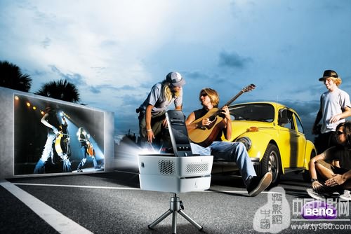移動投影新時代 隨時享樂再升級——BenQ推出GP2微投影新品 支持iPhone/iPod即插即投