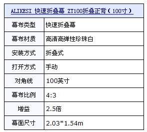 專業之選 ALIKESI 速折疊幕行貨促銷7899元送alieksi HDMI線