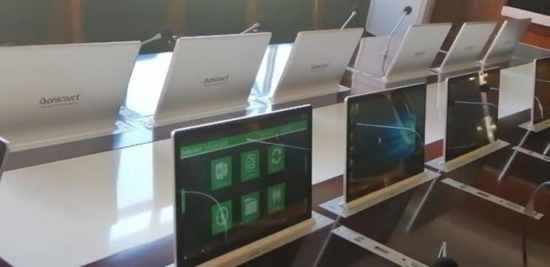 艾索電子無(wú)紙化會(huì)議+智慧云屏助力大姚檢察院