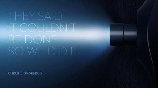 ��ҕChristie D4K40-RGBͶӰ��"Ů��"