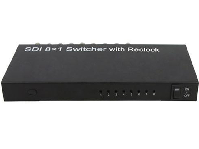 ������˼�D�Ƽ��ГQ��:SDI 8x1 Switcher with Reclock